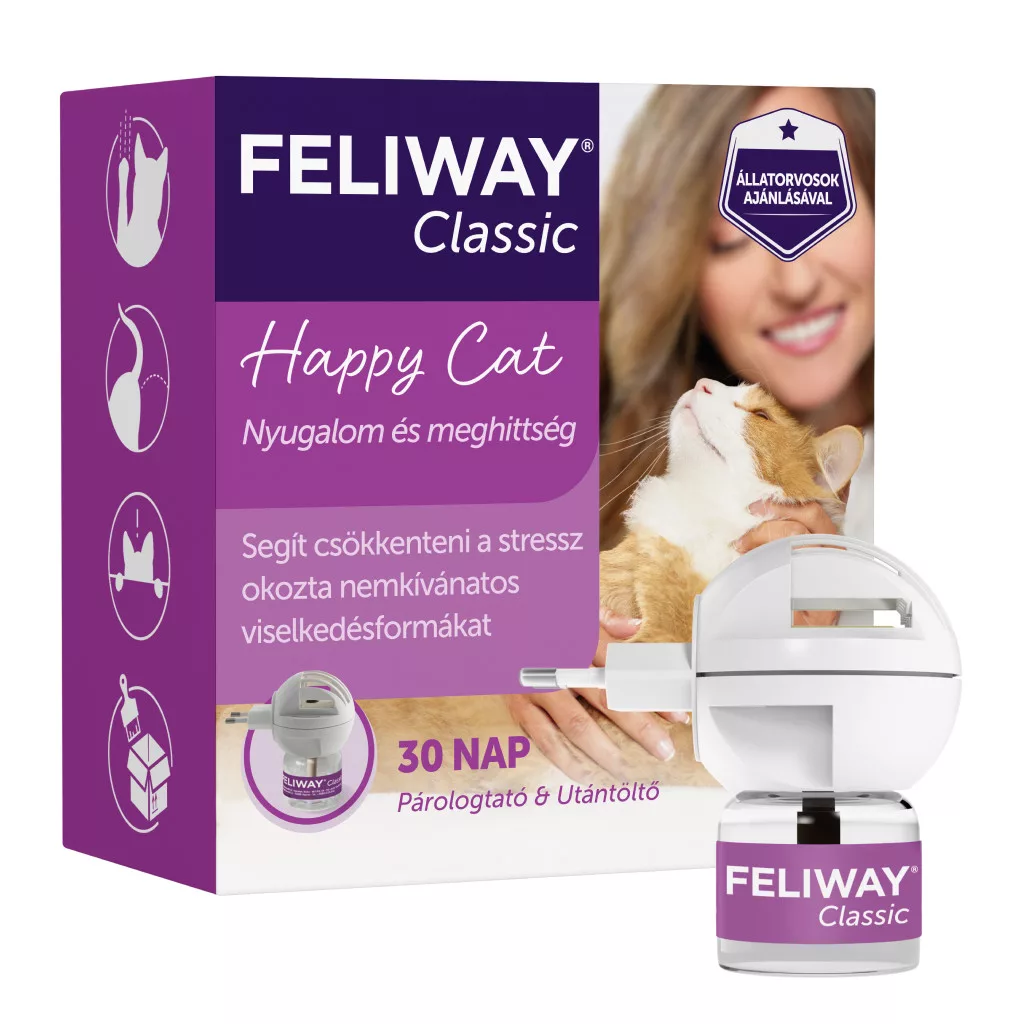 Feliway Classic szett: párologtató + utántöltő