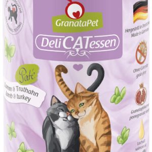 GranataPet Delicatessen Gabonamentes macska konzerv Bárány és Pulyka 400g