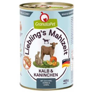 Granatapet Liebling's Mahlzeit Kutya konzerv Borjú és Nyúl 400g