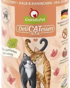 GranataPet Delicatessen Gabonamentes macska konzerv Borjú Pur 400g