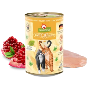GranataPet Delicatessen Gabonamentes macska konzerv Csirke Pur 400g