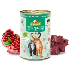 GranataPet Delicatessen Gabonamentes macska konzerv Vad Pur 400g