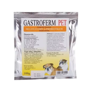Gastroferm Pet 100 g probiotikum és multivitamin kutyáknak