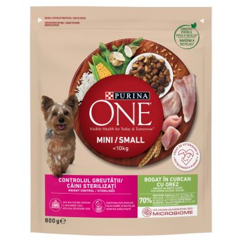PURINA ONE Mini Weight Control / Sterilised Pulyka & Csirke 800g