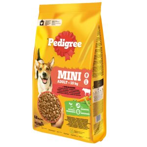 Pedigree Mini száraztáp marhával és zöldségekke kistestű felnőtt kutyák számára