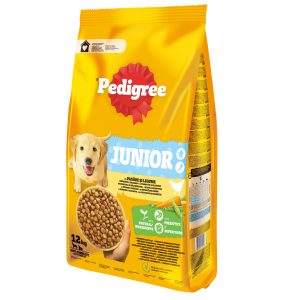 Pedigree száraztáp baromfival és zöldségekkel kölyök kutyák számára