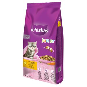 Whiskas Junior száraztáp csirkehússal kölyök macskák számára