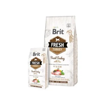Brit Fresh Pulyka és Borsó Adult Fit & Slim Száraztáp 2,5 kg