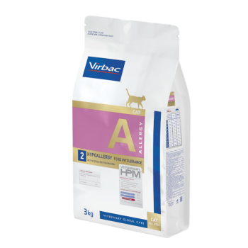 Virbac Hypoallergy A2 Cat - Hipoallergén száraztáp 3 kg