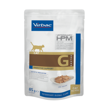 Virbac Cat Digestive Support Gastro G1 Wet Food alutasak 12x85g