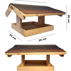 Téli Zsindelyes Madáretető Nagy 34x34x20 cm