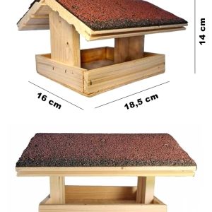 Téli Zsindelyes Madáretető Kicsi 17x22x14cm